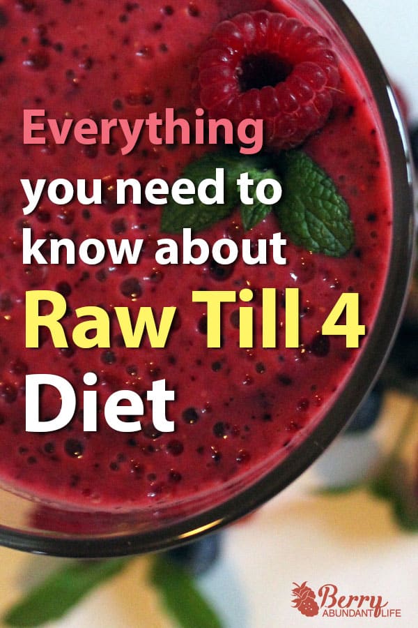 Everything you need to know about Raw Till 4 Diet - Berry Abundant Life